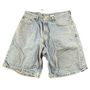Levi's 550 Shorts Mens Size 34 Relaxed Fit Medium Wash 100%‎ Cotton